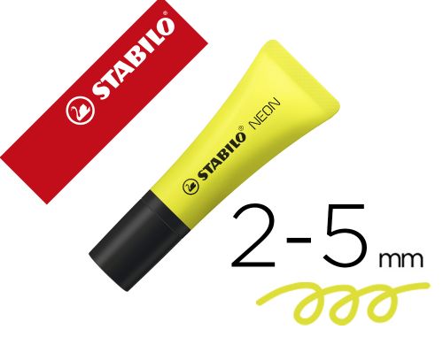 Marcador fluorescente stabilo 72 amarelo neon , Stabilo , 73499 , 4006381401104